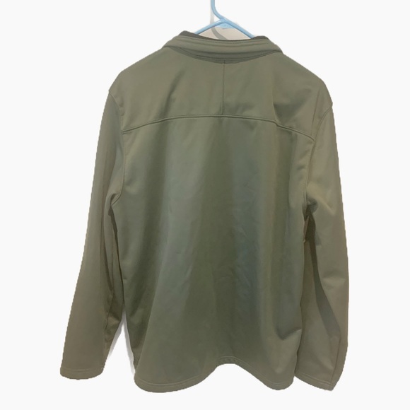 Swiss Tech lined soft shell coat for men.   Size Medium.  Zipper front. - Picture 6 of 7